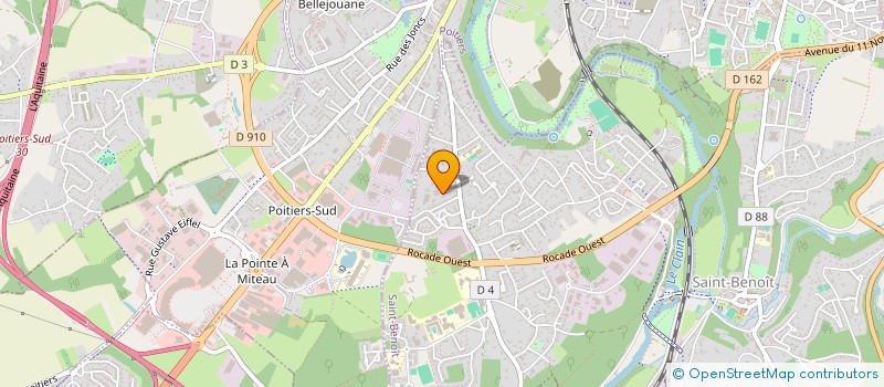 localisation de l'entreprise MONSIEUR THIERRY FRATISSIER  SAINT-BENOIT