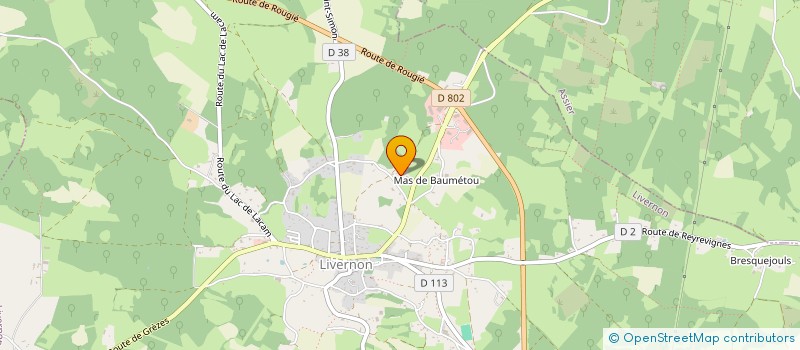 localisation de l'entreprise MONSIEUR THIERRY FRAUD  LIVERNON