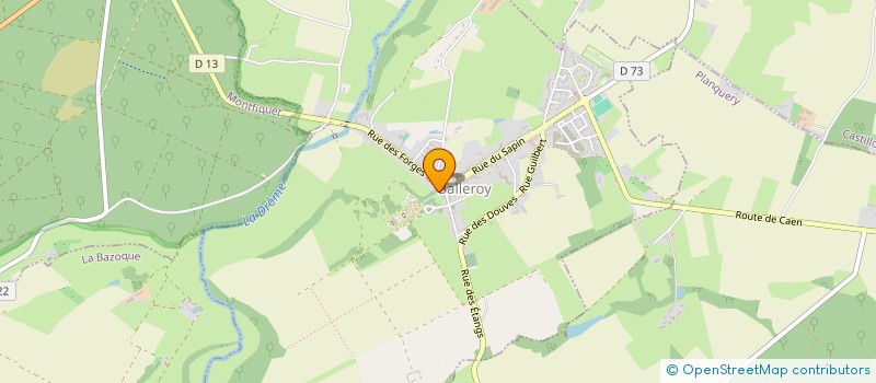 localisation de l'entreprise MONSIEUR THIERRY FREDERIC à BALLEROY-SUR-DROME
