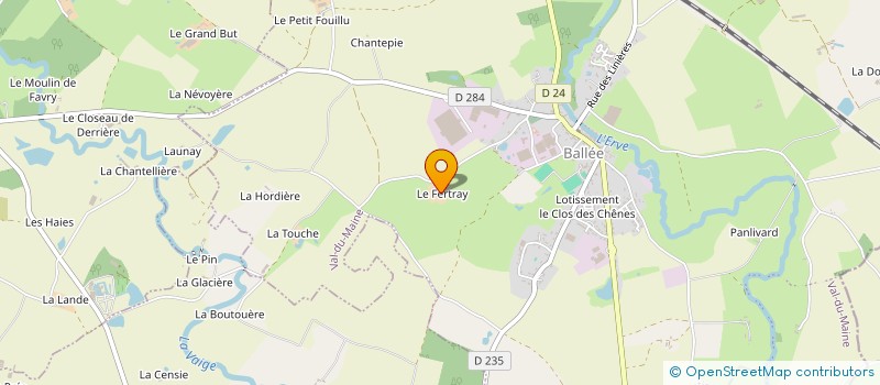 localisation de l'entreprise MONSIEUR THIERRY FREULON  VAL-DU-MAINE