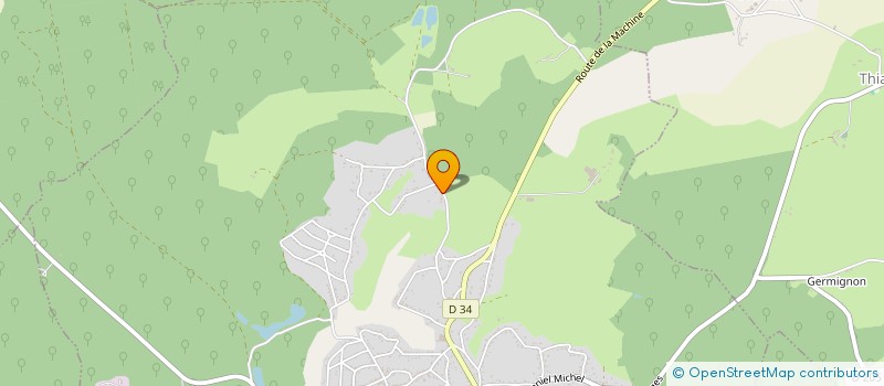 localisation de l'entreprise MONSIEUR THIERRY FRISON  LA MACHINE