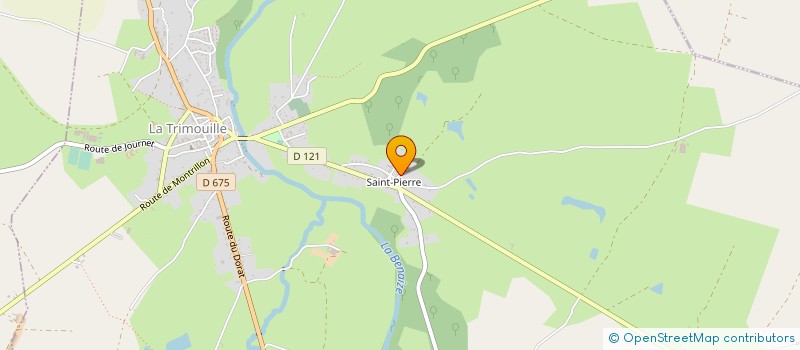 localisation de l'entreprise MONSIEUR THIERRY FRUCHON  LA TRIMOUILLE