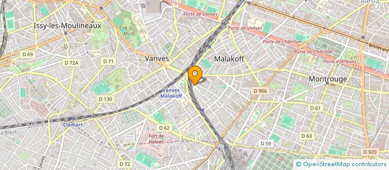 localisation de l'entreprise MONSIEUR THIERRY GABEAU à MALAKOFF