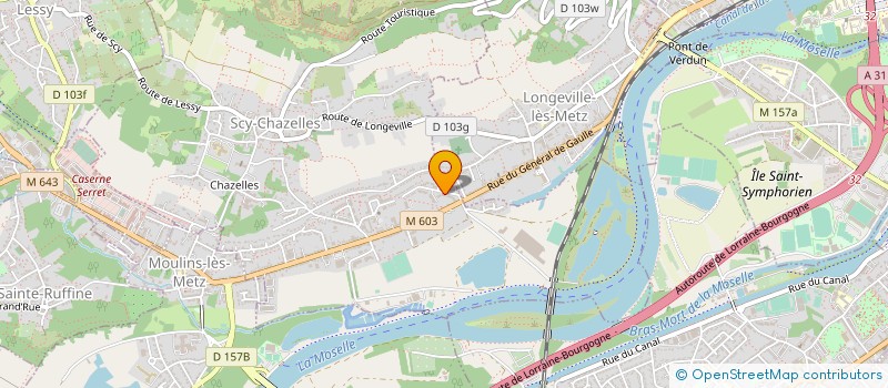 localisation de l'entreprise MONSIEUR THIERRY GABEAU  SCY-CHAZELLES