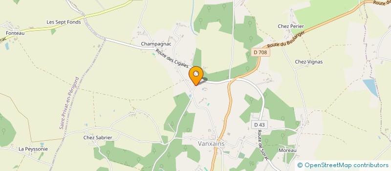 localisation de l'entreprise MONSIEUR THIERRY GACHET  VANXAINS