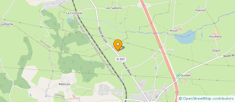 localisation de l'entreprise MONSIEUR THIERRY GACON  LA PACAUDIERE