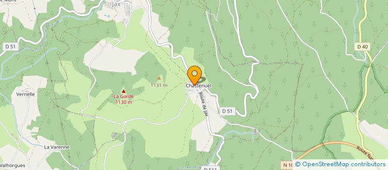 localisation de l'entreprise MONSIEUR THIERRY GADAIX  FRUGIERES-LE-PIN