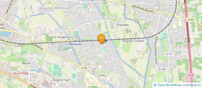 localisation de l'entreprise MONSIEUR THIERRY GAGLIARDI à AVIGNON