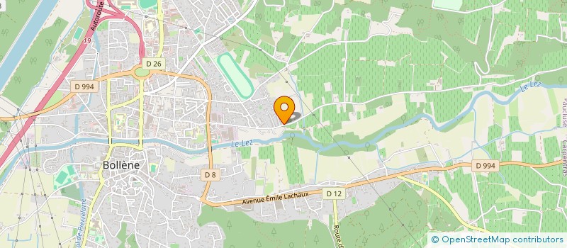 localisation de l'entreprise MONSIEUR THIERRY GAIDE  BOLLENE