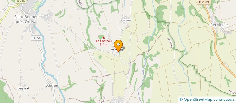 localisation de l'entreprise MONSIEUR THIERRY GAIDIER  SAINT-BONNET-PRES-ORCIVAL