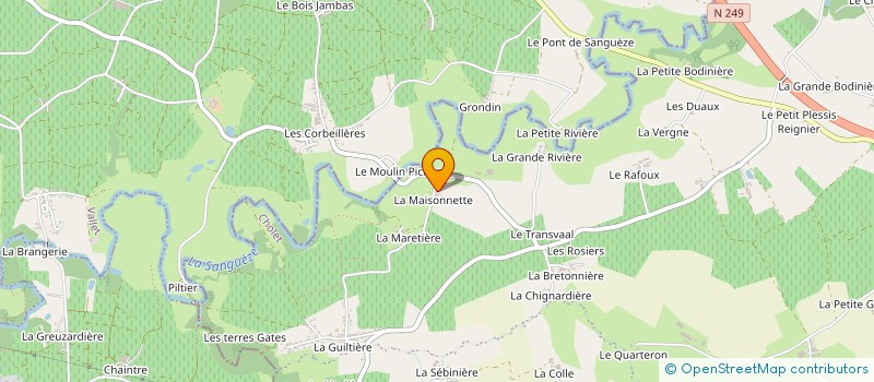 localisation de l'entreprise MONSIEUR THIERRY GAILLARD  SEVREMOINE