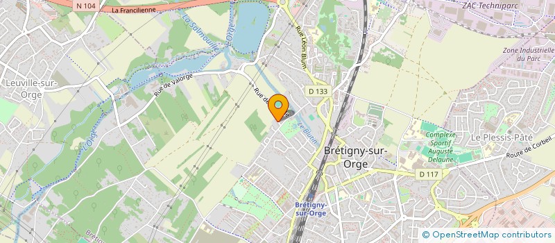 localisation de l'entreprise MONSIEUR THIERRY GAILLOT à BRETIGNY-SUR-ORGE