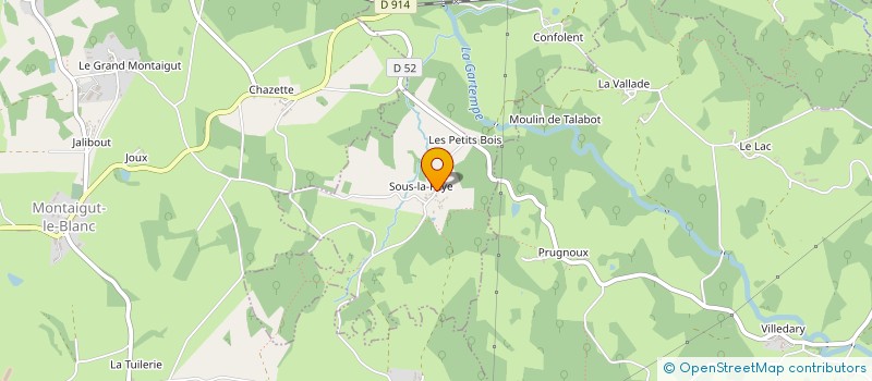 localisation de l'entreprise MONSIEUR THIERRY GALATEAU  SAINT-SILVAIN-MONTAIGUT