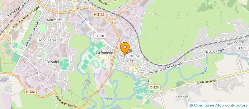 localisation de l'entreprise MONSIEUR THIERRY GALEAU à ARPAJON-SUR-CERE