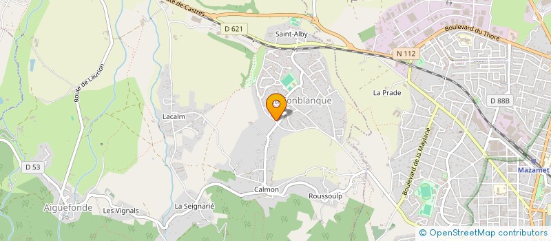 localisation de l'entreprise MONSIEUR THIERRY GALIBERT  AIGUEFONDE