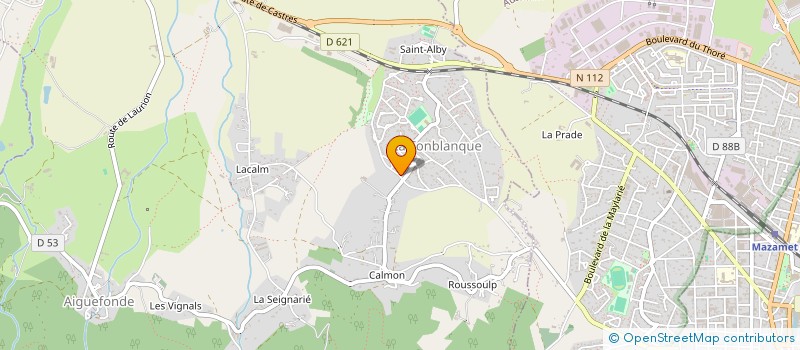 localisation de l'entreprise MONSIEUR THIERRY GALIBERT  AIGUEFONDE