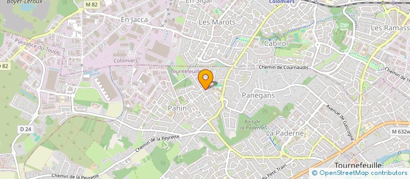 localisation de l'entreprise MONSIEUR THIERRY GALINDO  TOURNEFEUILLE