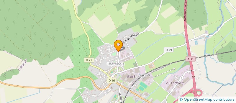 localisation de l'entreprise MONSIEUR THIERRY GALLACCI  CHATENOIS