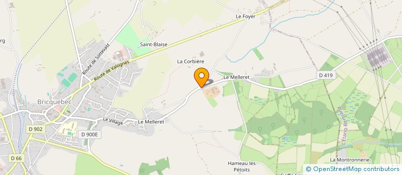 localisation de l'entreprise MONSIEUR THIERRY GALLOO à BRICQUEBEC-EN-COTENTIN