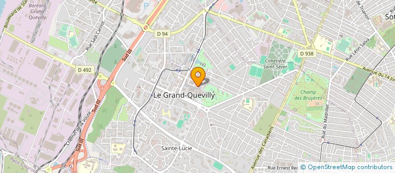localisation de l'entreprise MONSIEUR THIERRY GALLOT à LE GRAND-QUEVILLY