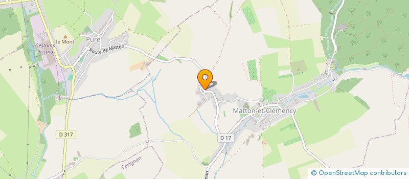 localisation de l'entreprise MONSIEUR THIERRY GALOY  MATTON-ET-CLEMENCY