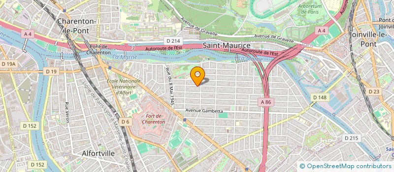 localisation de l'entreprise MONSIEUR THIERRY GALY à MAISONS-ALFORT