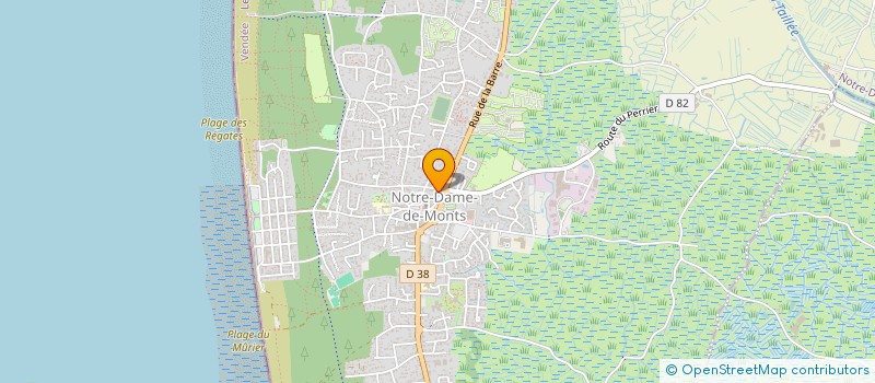 localisation de l'entreprise MONSIEUR THIERRY GANDOIS  NOTRE-DAME-DE-MONTS