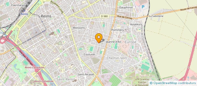 localisation de l'entreprise MONSIEUR THIERRY GANDON à REIMS