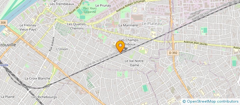 localisation de l'entreprise MONSIEUR THIERRY GARANDEL  SARTROUVILLE