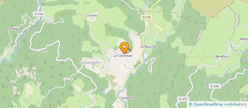 localisation de l'entreprise MONSIEUR THIERRY GARNIER  GENESTELLE