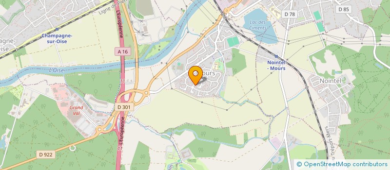 localisation de l'entreprise MONSIEUR THIERRY GARNIER  MOURS