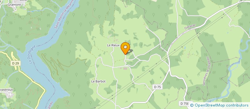 localisation de l'entreprise MONSIEUR THIERRY GARRELOU  SERVIERES-LE-CHATEAU