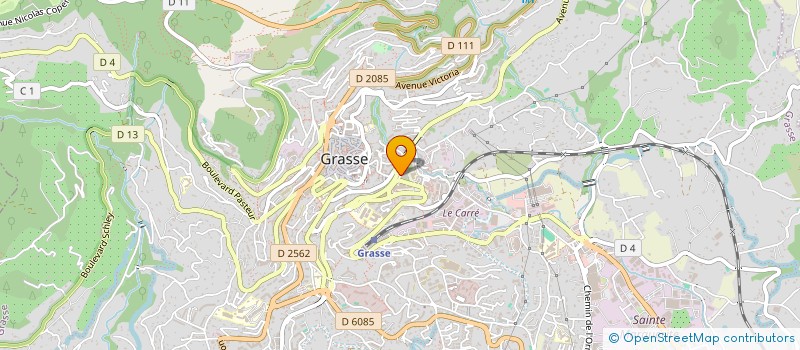 localisation de l'entreprise MONSIEUR THIERRY GARROUX à GRASSE