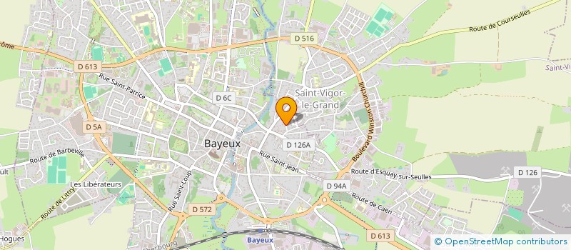 localisation de l'entreprise MONSIEUR THIERRY GASPARI  BAYEUX