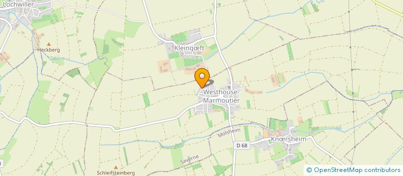 localisation de l'entreprise MONSIEUR THIERRY GASSERT  WESTHOUSE-MARMOUTIER