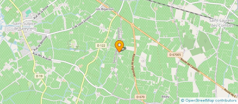 localisation de l'entreprise MONSIEUR THIERRY GASTEUIL  SAINT-EMILION