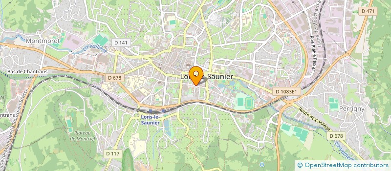 localisation de l'entreprise MONSIEUR THIERRY GASTON à LONS-LE-SAUNIER
