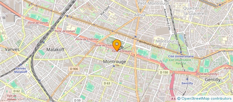 localisation de l'entreprise MONSIEUR THIERRY GATOUX à MONTROUGE