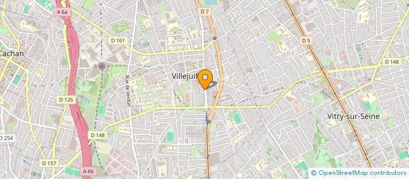 localisation de l'entreprise MONSIEUR THIERRY GAU  VILLEJUIF