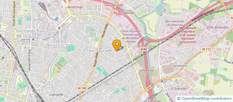 localisation de l'entreprise MONSIEUR THIERRY GAUBE  TOULOUSE