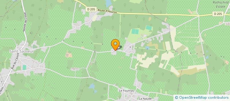 localisation de l'entreprise MONSIEUR THIERRY GAUDILLERE  SAINT-SAUVEUR