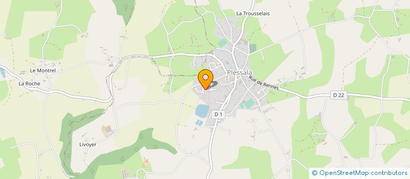 localisation de l'entreprise MONSIEUR THIERRY GAUDIN à LE MENE