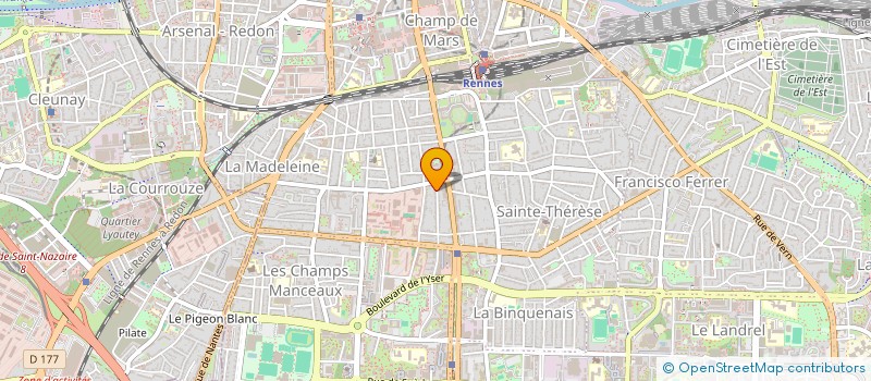 localisation de l'entreprise MONSIEUR THIERRY GAUTHE  RENNES