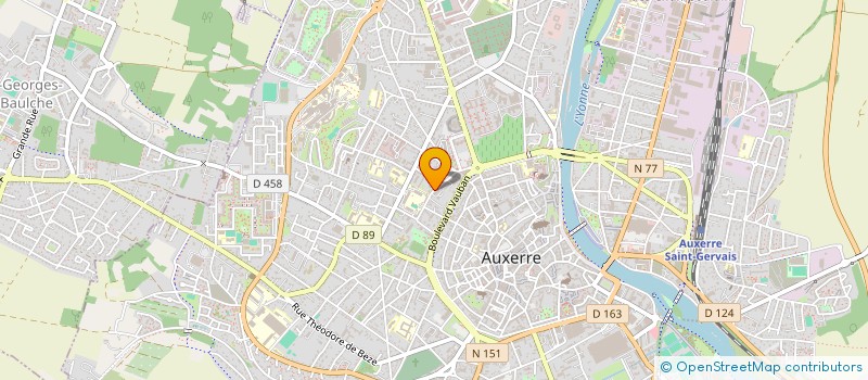 localisation de l'entreprise MONSIEUR THIERRY GAUTHE à AUXERRE