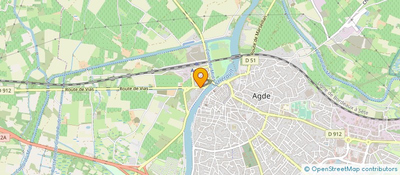 localisation de l'entreprise MONSIEUR THIERRY GAUTHIER à AGDE