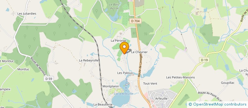 localisation de l'entreprise MONSIEUR THIERRY GAUTHIER à ST YRIEIX LA PERCHE