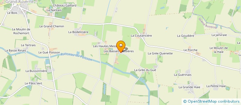 localisation de l'entreprise MONSIEUR THIERRY GAUTIER  LE GRAND-AUVERNE