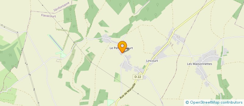 localisation de l'entreprise MONSIEUR THIERRY GAVELLE  FLAVACOURT