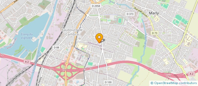 localisation de l'entreprise MONSIEUR THIERRY GAVILLON  VALENCIENNES
