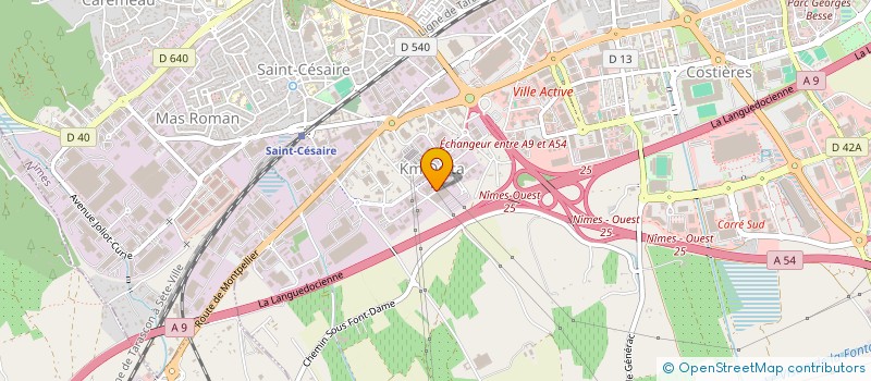 localisation de l'entreprise MONSIEUR THIERRY GAY  NIMES